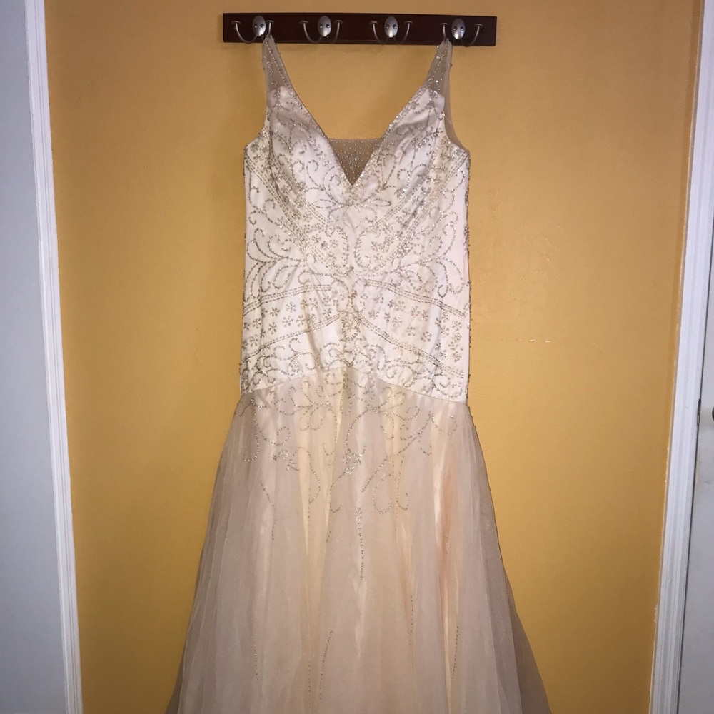 Cream Wedding Dress